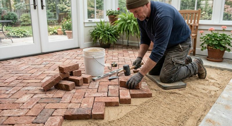 Deck Masonry Installation in West Hartford, CT